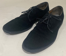TOPMAN FORMAL SHOES 42 BLACK Lace Up Corduroy Look Upper MENS textured