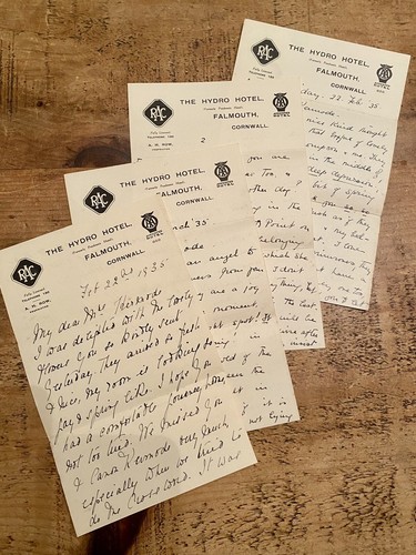 Vintage letters the hydro - vintage,