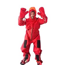 1991 British Military Immersion Suit Mk1–NATO Survival Cold Water Coverall Large