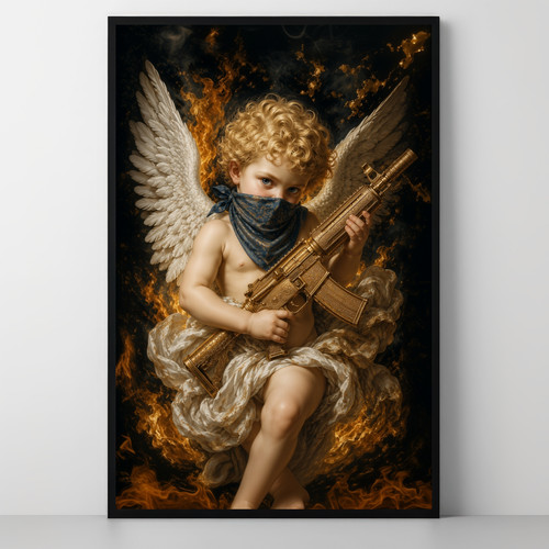 The gilded cherub - gilded, angel
