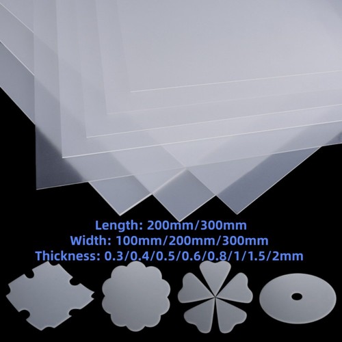 Translucent frosted sheet - frosted, pp