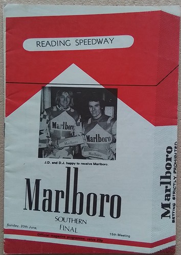 Original speedway programme - original,