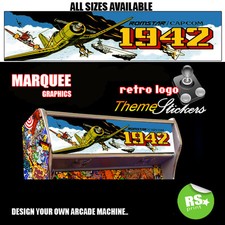 Arcade Marquee Stickers Artwork Graphics Laminated All Designs StarWars + More