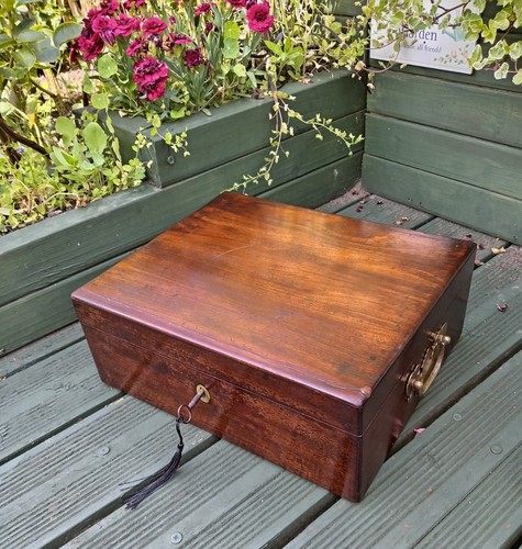Georgian mahogany box - box, with