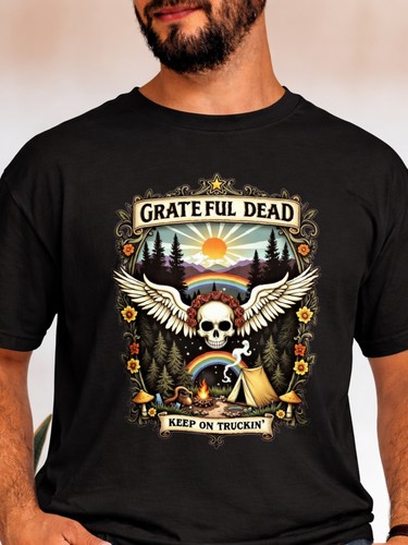 Grateful dead skull wing - dead,