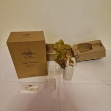 Demdaco Willow Tree 2009 Angel Of Friendship Angel Holding Puppy By Susan Lordi