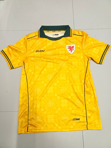 Wales away shirt - wales, yellow