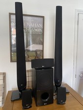 LG 5.1 Surround Sound Speakers Plus Wires (No Amp Included)