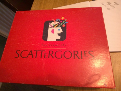 Scattergories board game 6 - scattergories,