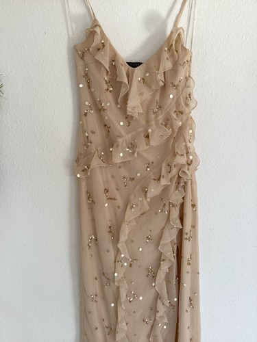 Lipsey nude strappy - strappy, maxi