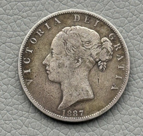 1887 victorian half crown - victorian,