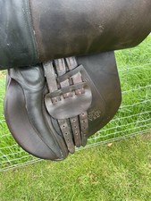 17.5 Inch Jeffries falcon  Adler Vsd XW GP Brown Leather Saddle