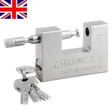 94mm Heavy Duty Padlock Shipping Container Lock Shutter Lock 4 Keys Swift Open