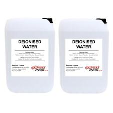 2 x 25L (Litres) Deionised /Demineralised Water Lab Highest Grade Purity Level