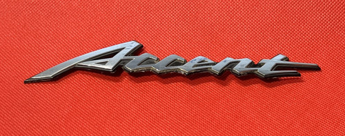 Hyundai accent auto badge - accent,