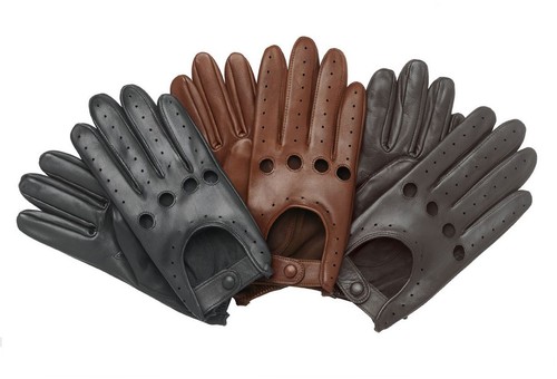 Men lambskin leather driving - lambskin,