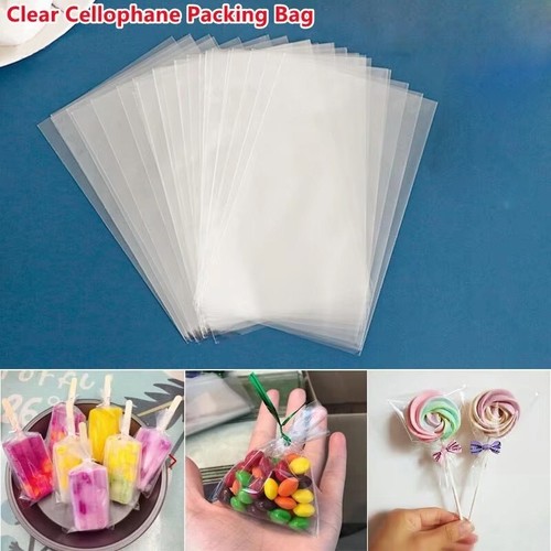 Clear cellophane bags - clear,