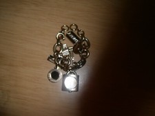 Mid 2000's DKNY chunky charm bracelet.NON WORKING/MISSING. 20cm(E3g)