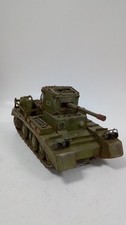 Handmade Model Military Tank with Weathered Finish - Collectible Display