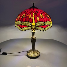 Tiffany style 16" Red Table