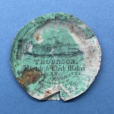 Verge Fusee Pocket Watch Repair Paper Penzance