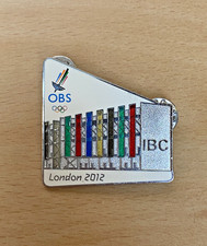 OBS (Olympic Broadcasting Services) Media London 2012 Olympic Pin Badge Large