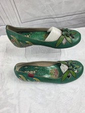 Yoma Green Leather Slip On