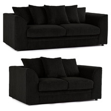 corner sofa jumbo cord & 3+2