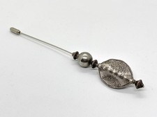 Vintage silver plated - silver, hatpin