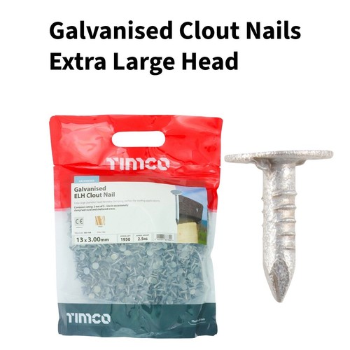 Clout roof shed felt nails - clout,