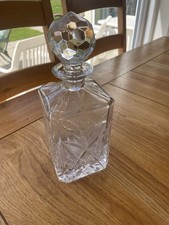 Vintage heavy whiskey decanter - vintage,