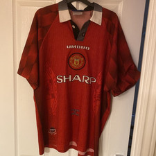 Manchester United 1996/97 Authentic Home Shirt Size XL Cruyff 14