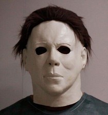Michael Myers Mask Deluxe Adult Latex Halloween Horror Fancy Dress Killer Scary