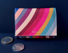 BNIB Paul Smith Small Swirl Trifold Coin & Card Purse / Wallet RRP £220
