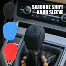 Silicone Car Gear Head Shift Knob Cover Gear Shift Non Slip Grip Handle Collars