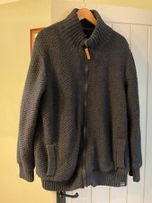Fat Face mens knitted zipped