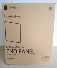 Ash Style End Panel B&Q "It Kitchens" Base Cabinet end panel 570 x 16 x 720mm