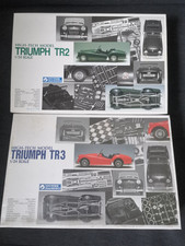 Gunze Sangyo 1/24 Triumph TR3 & Triumph TR2 High Grade Model Car Kits