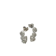 9ct White Gold Diamond Cluster