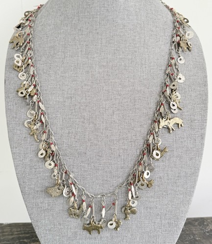 Vintage silver tone - silver, cha
