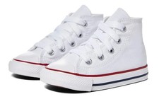 New- (size 8) TODDLER CONVERSE ALLSTAR HI OPTICAL WHITE CANVAS INFANT 7J253