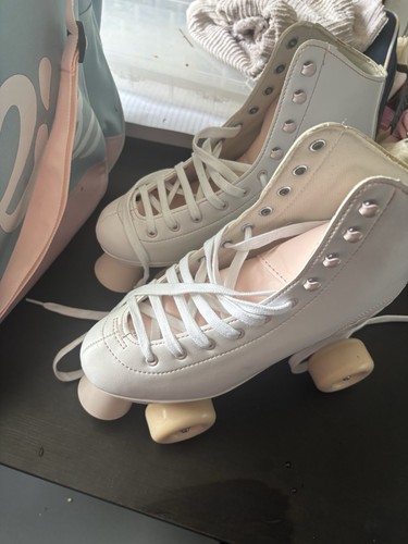 Rio roller skates white - roller, pink
