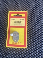 MAFCO BALLAST RESISTOR : E164A : FOR USE WITH DELCO 12 V COLD START COILS