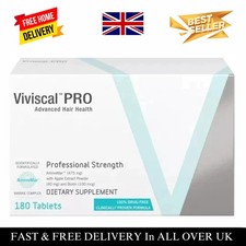 VIVISCAL PROFESSIONAL HAIR GROWTH FORMULA (180 TABLETS) PRO STRENGTH MEN WOMEN
