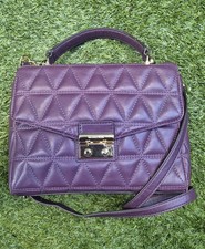 Michael Kors Purple Leather