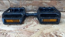 WELLGO Hyperglide Bike Pedal VB087 Double DU Bearing Steel Mandrel Pedal Black