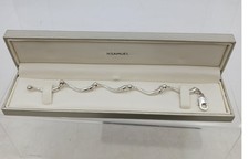 H. Samuel Silver Wave Bracelet Used