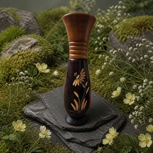 Vintage hand turned wooden - vintage,