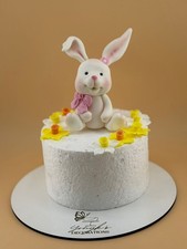 Handmade Fondant Bunny Cake