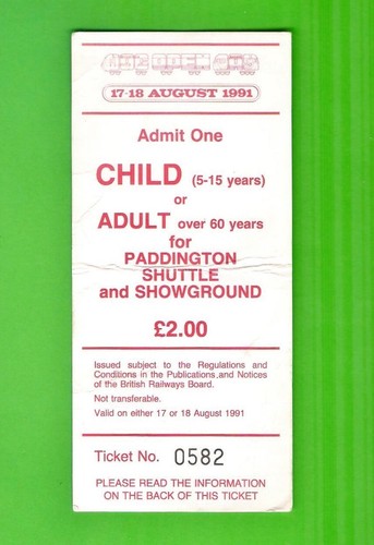 Ticket old oak - -,